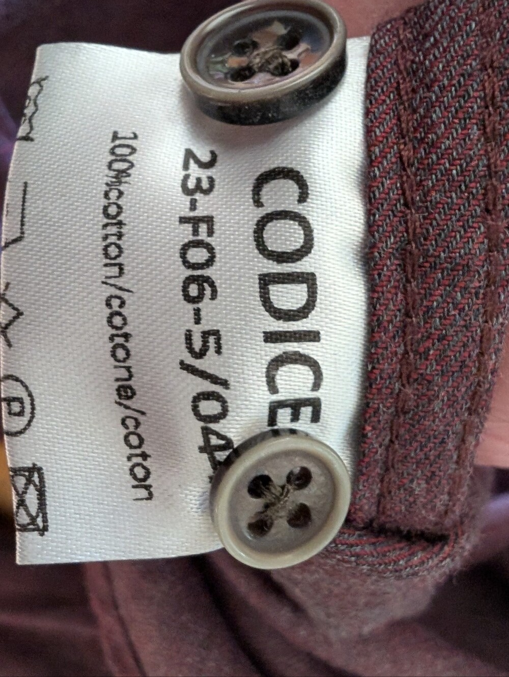 Codice Button Down Shirt,L - Picture 4 of 7